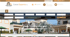 Desktop Screenshot of casasespania.com
